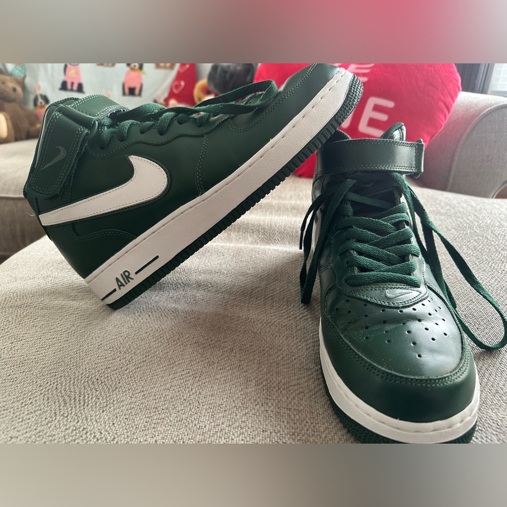 Men’s Nike Air Force 1 Mid Forest/White Rare from 2003